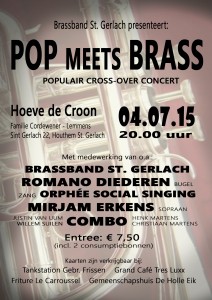 flyer_cross over concert Brassband st. Gerlach